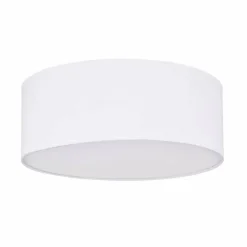 Lampes En Tissu-Luminaires Globo Lighting Plafonnier Globo SIMONE Blanc, 3 lumières
