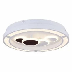 Luminaires Globo Lighting Plafonnier Globo SOLA LED Blanc, 1 lumière, Télécommandes