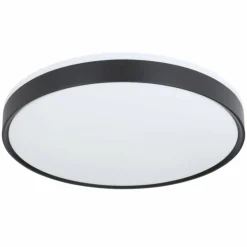 Luminaires Globo Lighting Plafonnier Globo SONNY LED Noir, Blanc, 1 lumière, Télécommandes* Éclairage Led