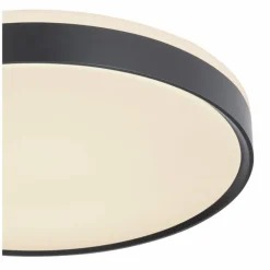 Luminaires Globo Lighting Plafonnier Globo SONNY LED Noir, Blanc, 1 lumière, Télécommandes* Éclairage Led