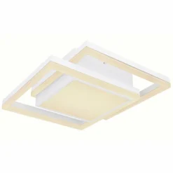 Luminaires Globo Lighting Plafonnier Globo SQUARES LED Blanc, 1 lumière