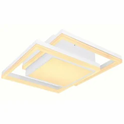 Luminaires Globo Lighting Plafonnier Globo SQUARES LED Blanc, 1 lumière