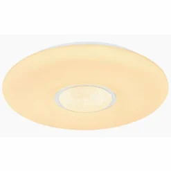 Luminaires Globo Lighting Plafonnier Globo SULLY LED Blanc, 1 lumière, Télécommandes, Changeur de couleurs