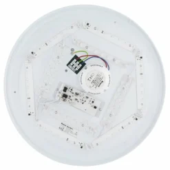 Luminaires Globo Lighting Plafonnier Globo SULLY LED Blanc, 1 lumière, Télécommandes, Changeur de couleurs* Éclairage Led