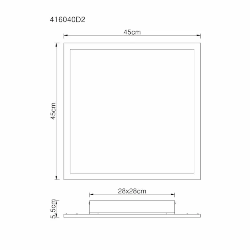 Luminaires Globo Lighting Plafonnier Globo SUZAKU LED Noir, 1 lumière* Éclairage Led