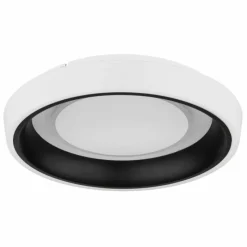 Luminaires Globo Lighting Plafonnier Globo TABANO LED Noir, 1 lumière, Télécommandes* Éclairage Led