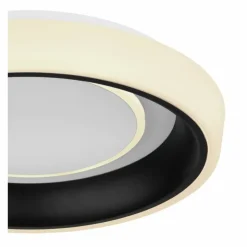 Luminaires Globo Lighting Plafonnier Globo TABANO LED Noir, 1 lumière, Télécommandes* Éclairage Led