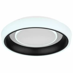 Luminaires Globo Lighting Plafonnier Globo TABANO LED Noir, 1 lumière, Télécommandes* Éclairage Led