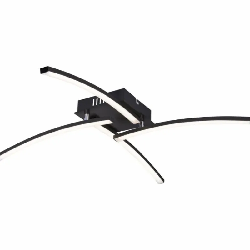 Luminaires Globo Lighting Plafonnier Globo TANSY I LED Noir, 1 lumière* Éclairage Led