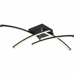 Luminaires Globo Lighting Plafonnier Globo TANSY I LED Noir, 1 lumière* Éclairage Led