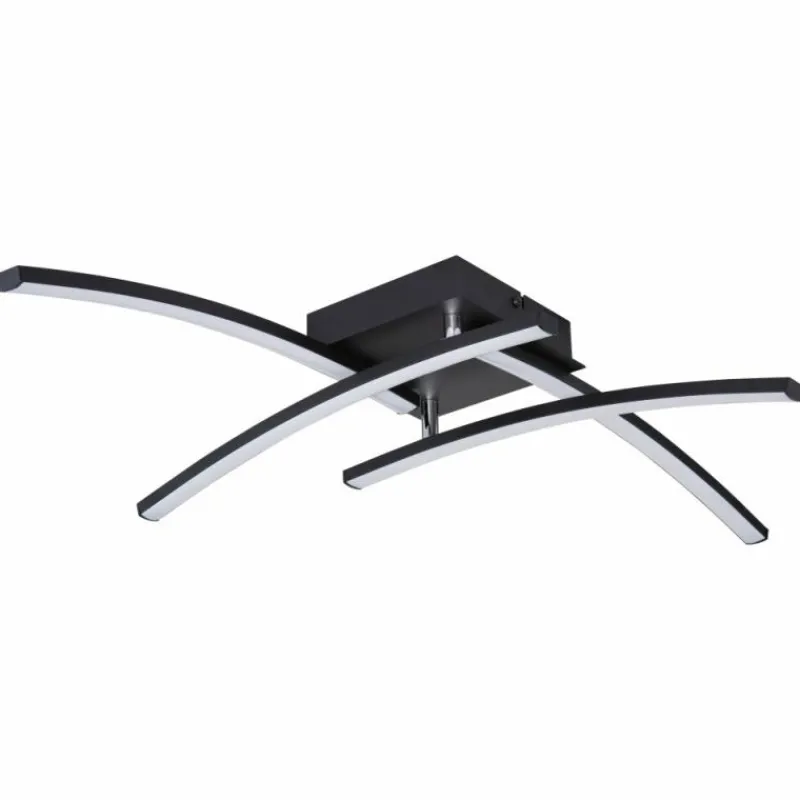 Luminaires Globo Lighting Plafonnier Globo TANSY I LED Noir, 1 lumière* Éclairage Led