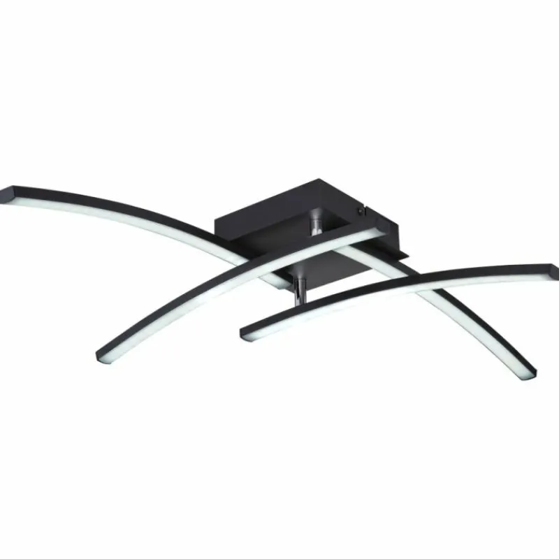 Luminaires Globo Lighting Plafonnier Globo TANSY I LED Noir, 1 lumière* Éclairage Led