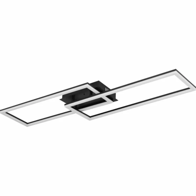 Luminaires Globo Lighting Plafonnier Globo TATJANA LED Noir, 1 lumière, Télécommandes* Éclairage Led