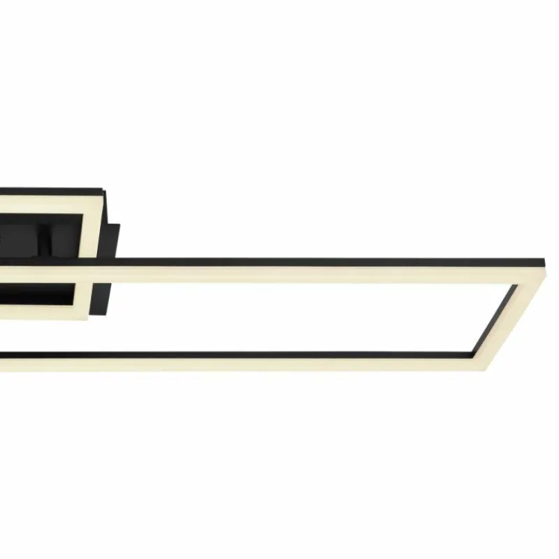 Luminaires Globo Lighting Plafonnier Globo TATJANA LED Noir, 1 lumière, Télécommandes* Éclairage Led