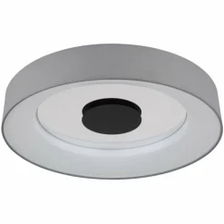 Lampes En Tissu-Luminaires Globo Lighting Plafonnier Globo TERPSA LED Noir, Blanc, 1 lumière, Télécommandes