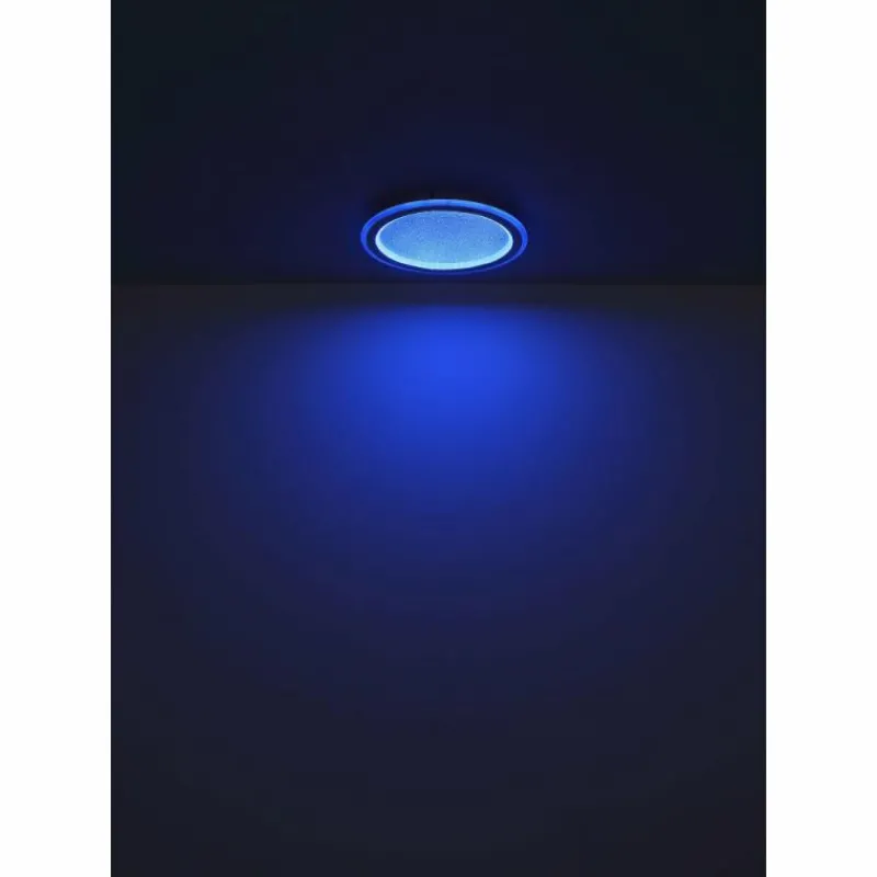 Luminaires Globo Lighting Plafonnier Globo TINI LED Blanc, 2 lumières, Télécommandes, Changeur de couleurs