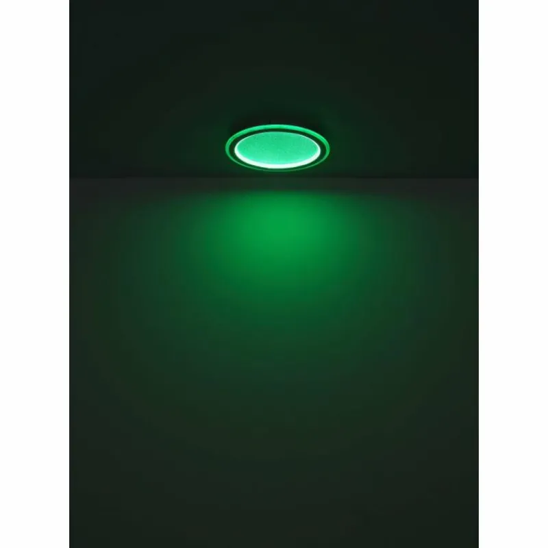 Luminaires Globo Lighting Plafonnier Globo TINI LED Blanc, 2 lumières, Télécommandes, Changeur de couleurs