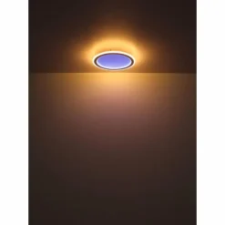 Luminaires Globo Lighting Plafonnier Globo TINI LED Blanc, 2 lumières, Télécommandes, Changeur de couleurs