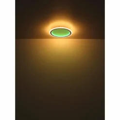 Luminaires Globo Lighting Plafonnier Globo TINI LED Blanc, 2 lumières, Télécommandes, Changeur de couleurs