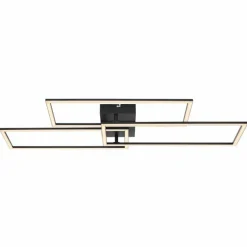 Luminaires Globo Lighting Plafonnier Globo TINY LED Noir, 1 lumière, Télécommandes* Éclairage Led