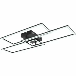 Luminaires Globo Lighting Plafonnier Globo TINY LED Noir, 1 lumière, Télécommandes* Éclairage Led