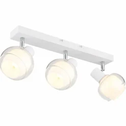 Luminaires Globo Lighting Plafonnier Globo TOKKI Blanc, 3 lumières