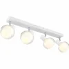 Luminaires Globo Lighting Plafonnier Globo TOKKI Blanc, 4 lumières