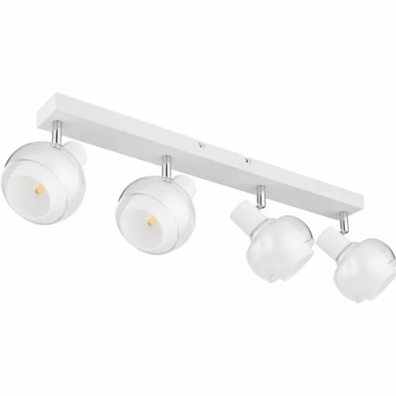 Luminaires Globo Lighting Plafonnier Globo TOKKI Blanc, 4 lumières