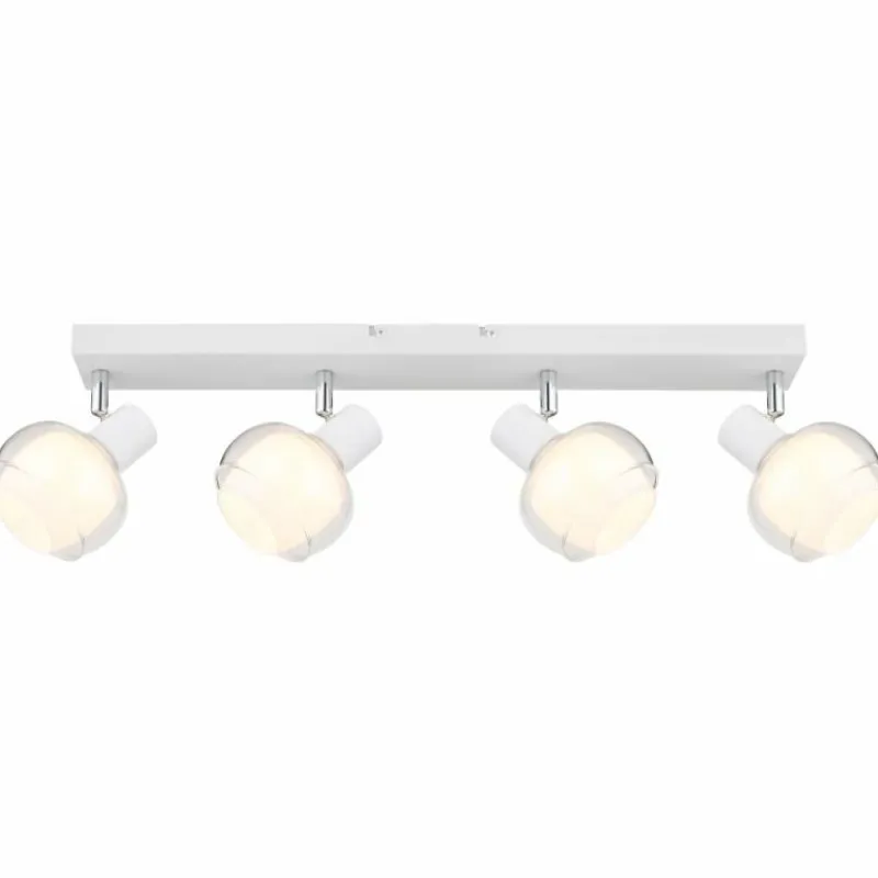 Luminaires Globo Lighting Plafonnier Globo TOKKI Blanc, 4 lumières