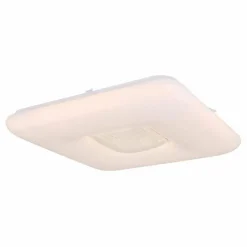 Luminaires Globo Lighting Plafonnier Globo TRYSTAN LED Blanc, 1 lumière, Télécommandes, Changeur de couleurs