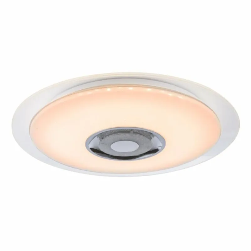 Luminaires Globo Lighting Plafonnier GLOBO TUNE LED Blanc, 2 lumières, Télécommandes, Changeur de couleurs