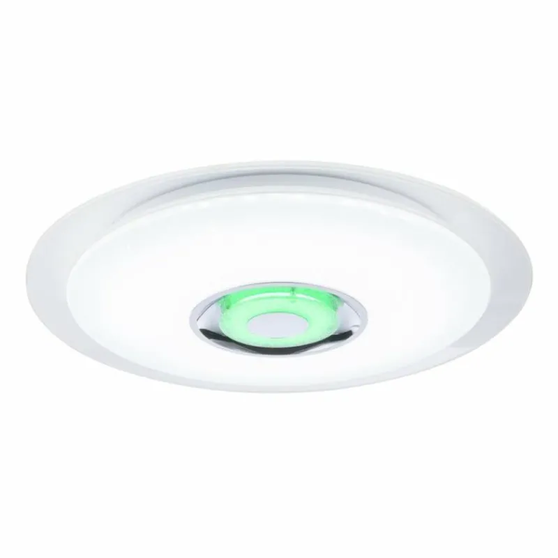 Luminaires Globo Lighting Plafonnier GLOBO TUNE LED Blanc, 2 lumières, Télécommandes, Changeur de couleurs