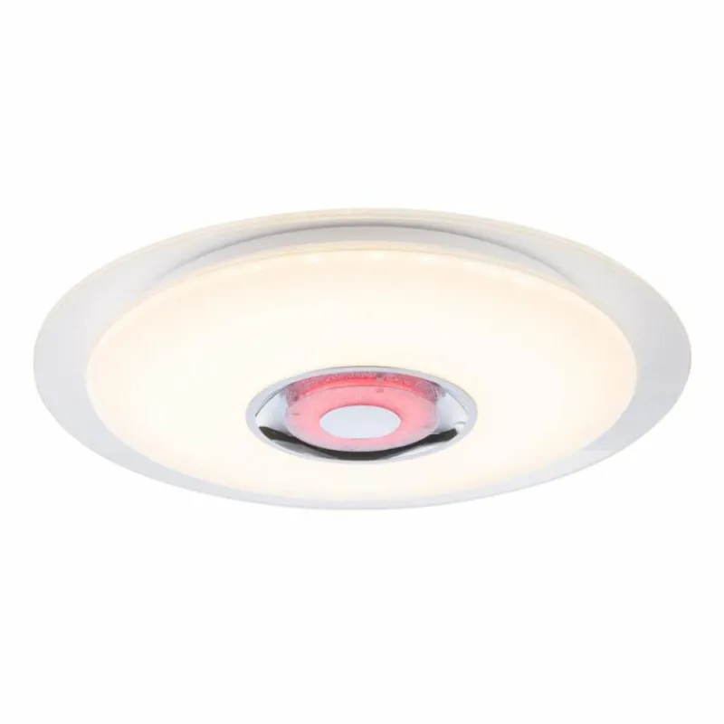 Luminaires Globo Lighting Plafonnier GLOBO TUNE LED Blanc, 2 lumières, Télécommandes, Changeur de couleurs