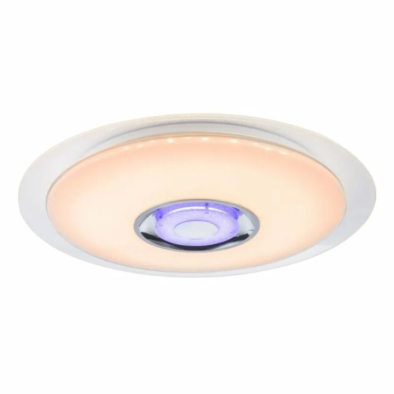 Luminaires Globo Lighting Plafonnier GLOBO TUNE LED Blanc, 2 lumières, Télécommandes, Changeur de couleurs