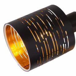 Lampe Turque-Luminaires Globo Lighting Plafonnier Globo TUNNO Noir, 3 lumières