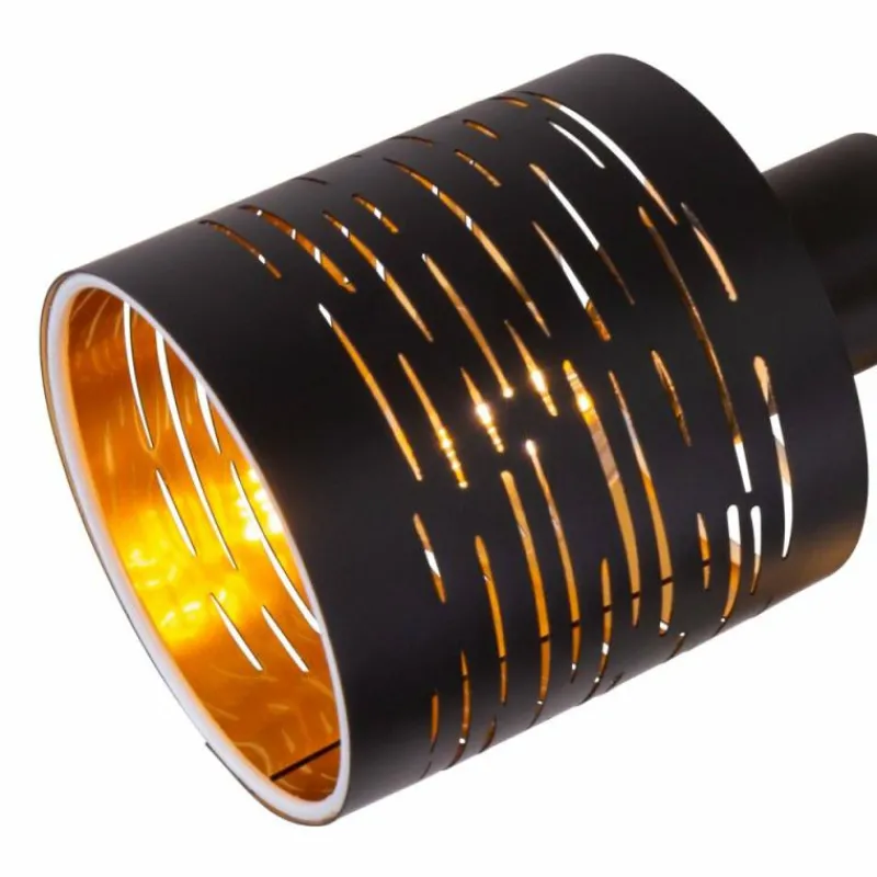 Lampe Turque-Luminaires Globo Lighting Plafonnier Globo TUNNO Noir, 3 lumières