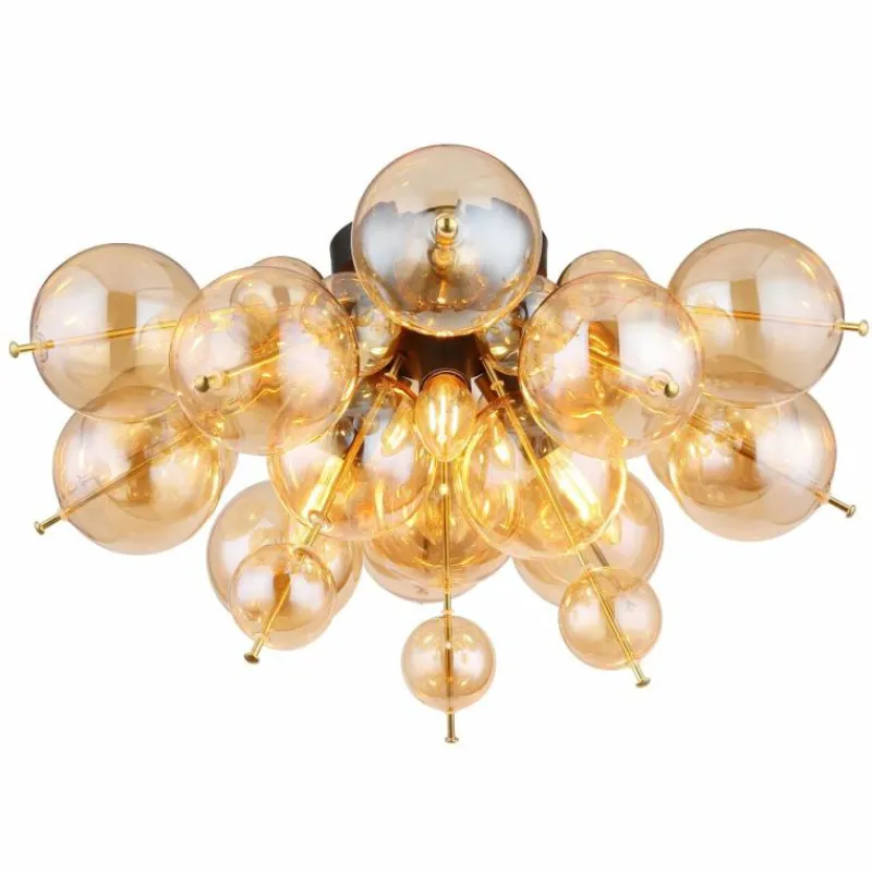 Luminaires Globo Lighting Plafonnier Globo UDO Noir, 3 lumières