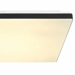 Luminaires Globo Lighting Plafonnier Globo ULLY LED Noir, Blanc, 1 lumière, Télécommandes, Changeur de couleurs