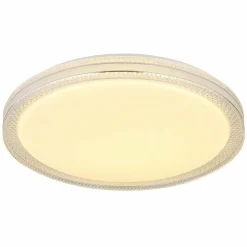 Luminaires Globo Lighting Plafonnier Globo VELENO LED Transparent, Blanc, 1 lumière* Éclairage Led