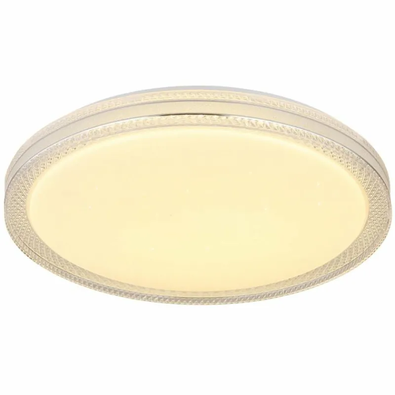 Luminaires Globo Lighting Plafonnier Globo VELENO LED Transparent, Blanc, 1 lumière* Éclairage Led