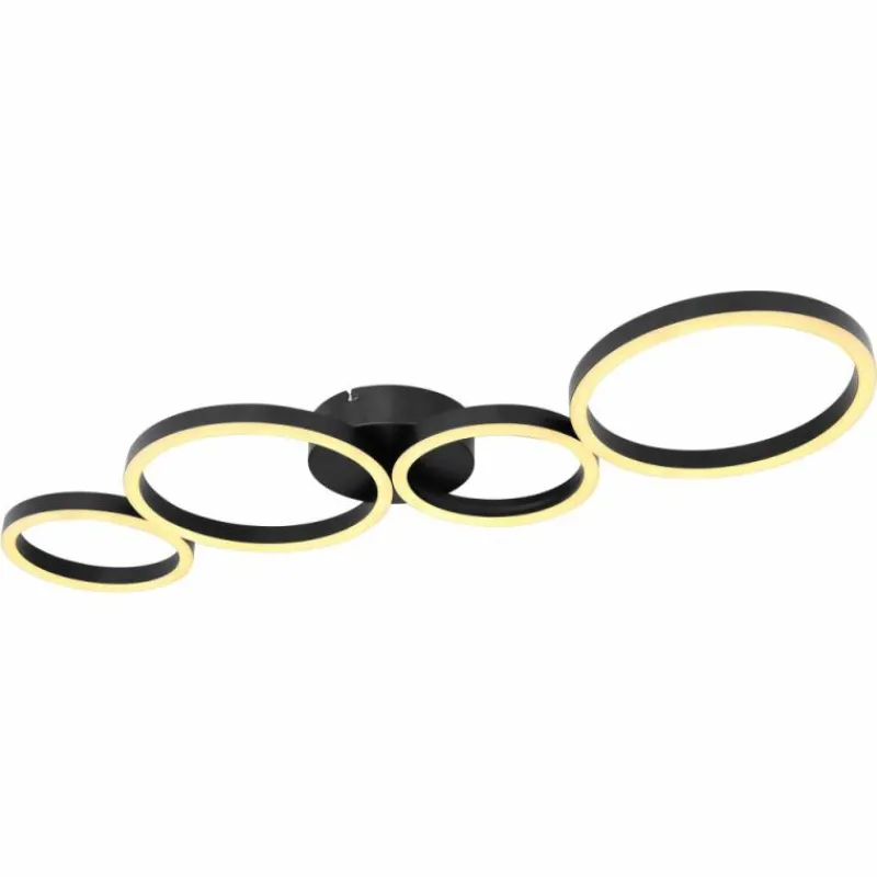 Luminaires Globo Lighting Plafonnier Globo VENOSA LED Noir, 1 lumière* Éclairage Led