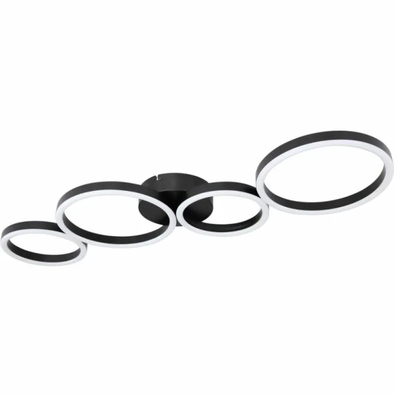 Luminaires Globo Lighting Plafonnier Globo VENOSA LED Noir, 1 lumière* Éclairage Led