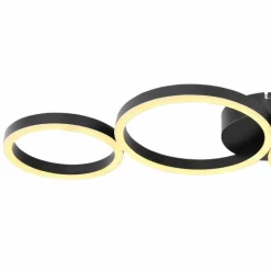 Luminaires Globo Lighting Plafonnier Globo VENOSA LED Noir, 1 lumière* Éclairage Led