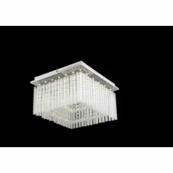 Luminaires Globo Lighting Plafonnier Globo Vince LED Chrome, 1 lumière