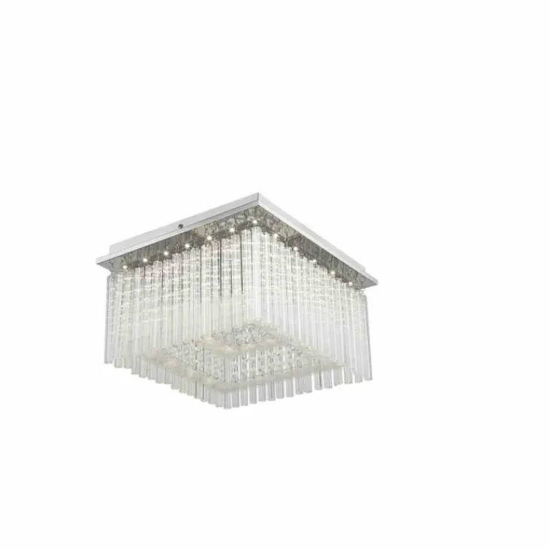 Luminaires Globo Lighting Plafonnier Globo Vince LED Chrome, 1 lumière