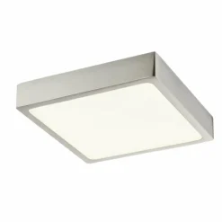 Luminaires Globo Lighting Plafonnier Globo VITOS LED Nickel mat, 1 lumière