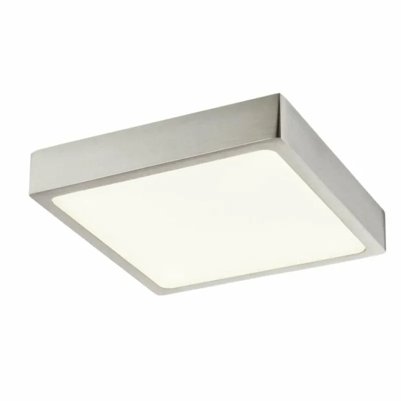 Luminaires Globo Lighting Plafonnier Globo VITOS LED Nickel mat, 1 lumière