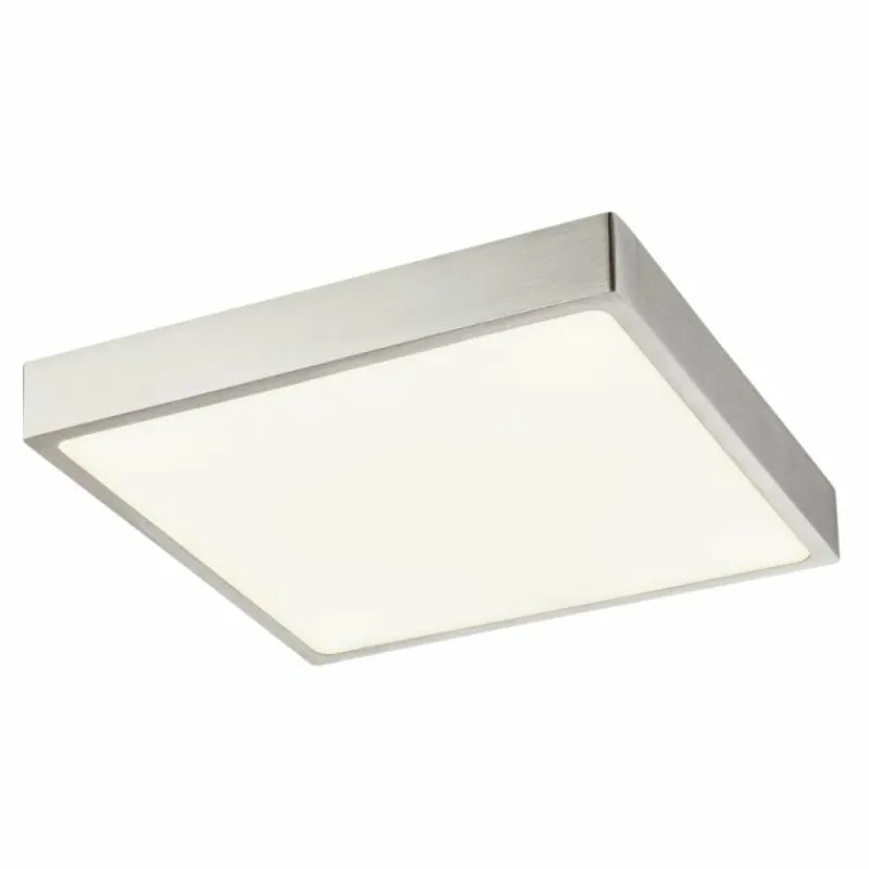Luminaires Globo Lighting Plafonnier Globo VITOS LED Nickel mat, 1 lumière