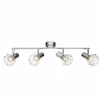 Luminaires Globo Lighting Plafonnier Globo XARA I Chrome, 4 lumières* Spots Et Projecteurs
