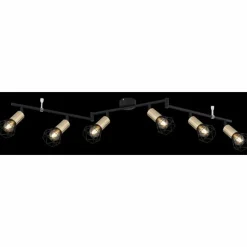 Luminaires Globo Lighting Plafonnier Globo XARA Vieux laiton, Noir, 6 lumières* Plafonniers